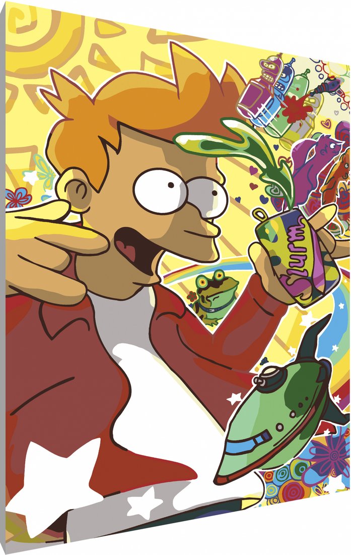 

Картина по номерам PaintLine Филипп Фрай 2037414130274