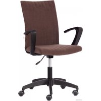 Офисное кресло TetChair Spark флок (коричневый)