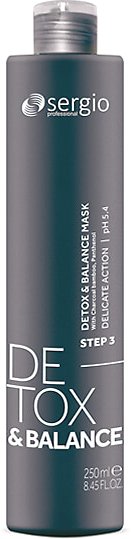 

Маска Sergio Professional Detox Очищающая и Восстанавливающая 250 мл