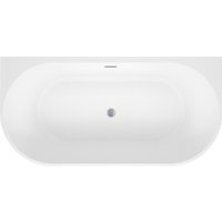 Ванна Wellsee Excellence Pro 180x80 28760401R (пристенная ванна белый глянец, экран, ножки, сифон-автомат хром)