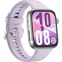 Умные часы Huawei Watch FIT 4 (серебристый, с сиреневым силиконовым ремешком, международная версия) + наушники Huawei FreeBuds SE 2 по акции