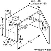 Кухонная вытяжка Bosch DFL063W56