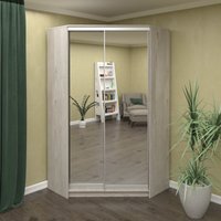 Шкаф-купе Кортекс-мебель Сенатор ШК30 Классика с зеркалом (дуб монтерей)