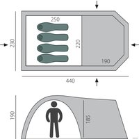 Кемпинговая палатка BTrace Osprey 4