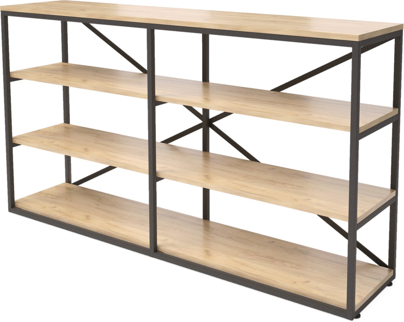 

Стеллаж Millwood Neo Loft OR-1 (дуб золотой craft/черный)