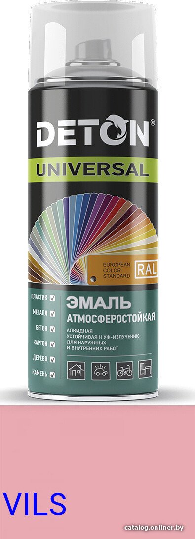 Эмаль Deton Universal Алкидная атмосферостойкая RAL 3015 0.52 л (розовый)