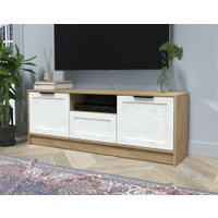 Тумба Интерлиния ТВ Концепт Тренд КТ-ТВ3-50 (дуб золотой/дуб полярный)