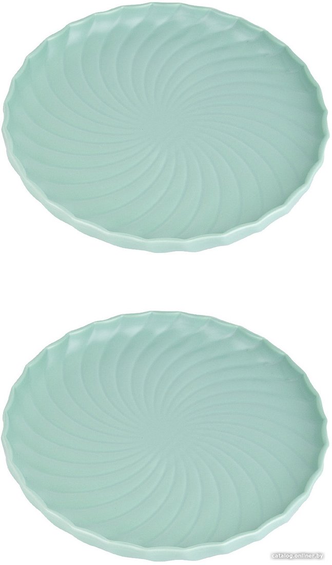 Набор десертных тарелок Nouvelle Fresh Taste. Dark Green 1730271-Н2 (dark green)