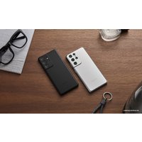Телефон Samsung Galaxy S21 Ultra 5G SM-G998B/DS 16GB/512GB Восстановленный by Breezy, грейд B (черный фантом)