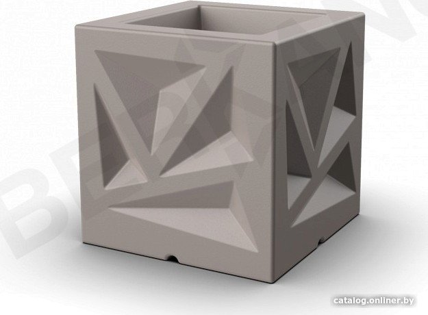 Кашпо Berkano Icelandic Cube DB (кофейный)