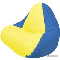 Кресло-мешок Flagman Relax Г4.1-029 (желтый, синий)
