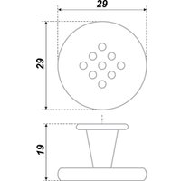 Ручка мебельная Boyard RC011SN.4