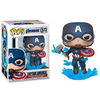 Фигурка Funko Funko POP! Bobble Marvel Avengers Endgame Captain America w/Broken Shield&Mjolnir