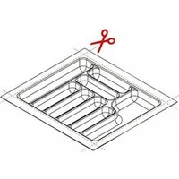 Лоток для столовых приборов Starax S-2288-G (серый)
