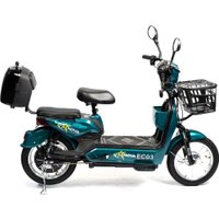 Электроскутер NOVA EC03 (зеленый, без цепи)