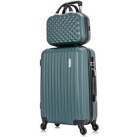 Чемодан-спиннер L'Case Krabi BCP-1202 13212 (M, темно-зеленый)