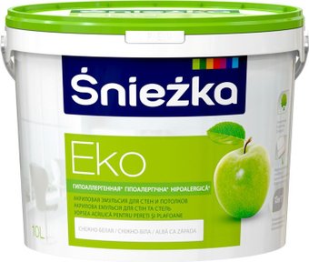 Краска Sniezka Eko 10 л (снежно-белый)