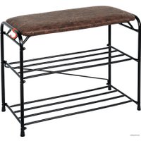 Полка для обуви ЗМИ Альфа 23 с сиденьем ПДОА 23С (черный) в Бобруйске