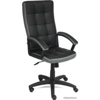 Офисное кресло TetChair Trendy (иск. кожа/ткань, черный/серый)