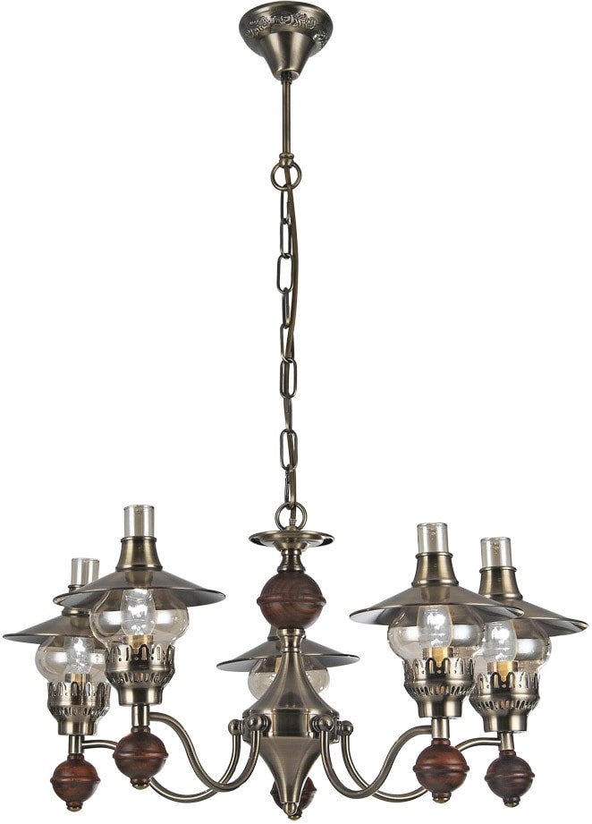 

Люстра средней высоты Arte Lamp Trattoria Bronze A5664LM-5AB