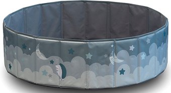 Сухой бассейн UNIX kids Kids Smile 100 см (grey)