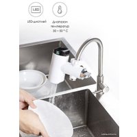 Проточный электрический водонагреватель на кран Xiaoda Hot Water Faucet White HD-JRSLT06