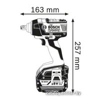 Гайковерт Bosch GDS 18 V-EC 250 Professional (два аккумулятора 4 А*ч)