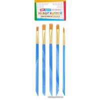 Набор кистей ArtSpace синтетика плоские № 1, 2, 3, 4, 5 SB_3294 (5 шт)