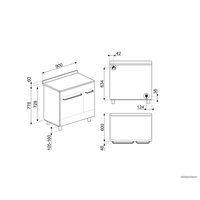 Кухонная плита Smeg CC92MX9