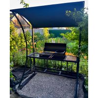 Мангал с навесом Grills Барбекю 800 с навесом