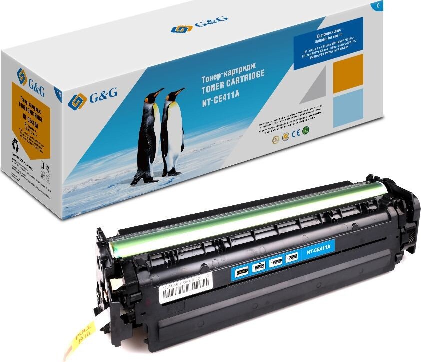 

Картридж G&G NT-CE411A (аналог HP CE411A)