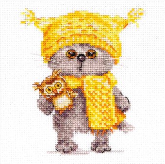 Набор для вышивания Алиса Басик малыш Сова 0-228