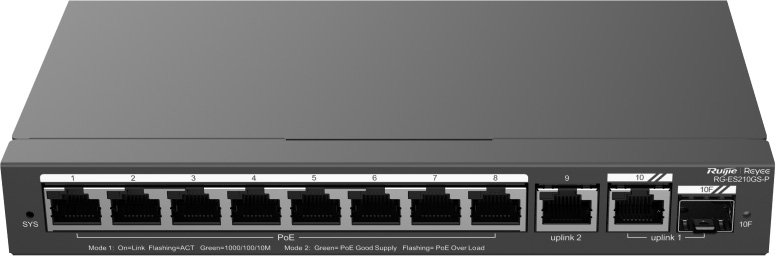 

Настраиваемый коммутатор Ruijie Networks RG-ES210GS-P
