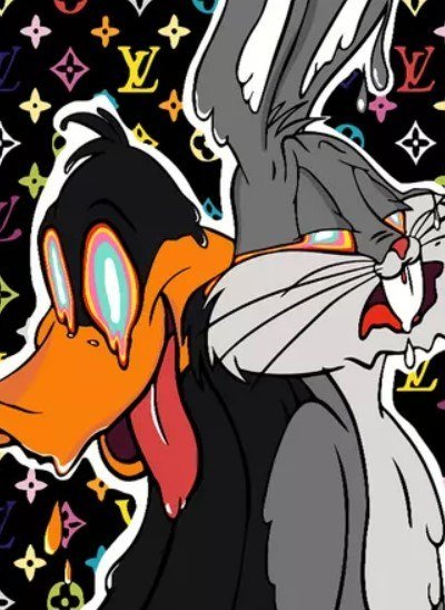 

Картина по номерам PaintLine Даффи Дак и Багз Банни PL-00307