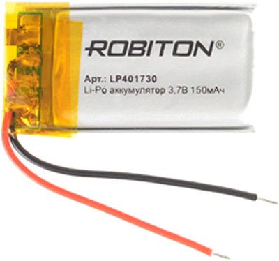 

Аккумулятор Robiton LP401730 150mAh 1 шт.