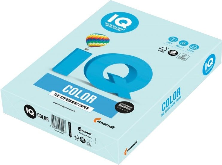 

Офисная бумага IQ Color BL29 A4 (светло-голубой, 80 г/м2, 500 л)