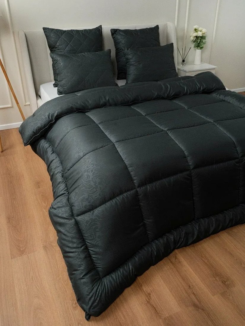 Одеяло АЭлита Камасутра Ажур Теплое 200x220 (черный)