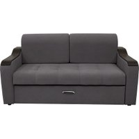 Диван Сириус Лидер-3 ППУ 185x110 (Eva 07 велюр темно-серый)