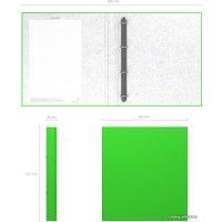 Папка-регистратор Erich Krause Neon 35 мм на 4 кольцаx 39061 (зеленый)
