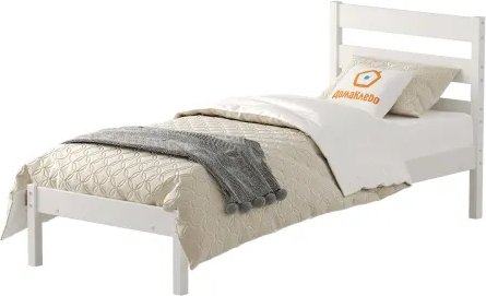 

Кровать Домаклево Мечта 7 90x200 (береза/белый)