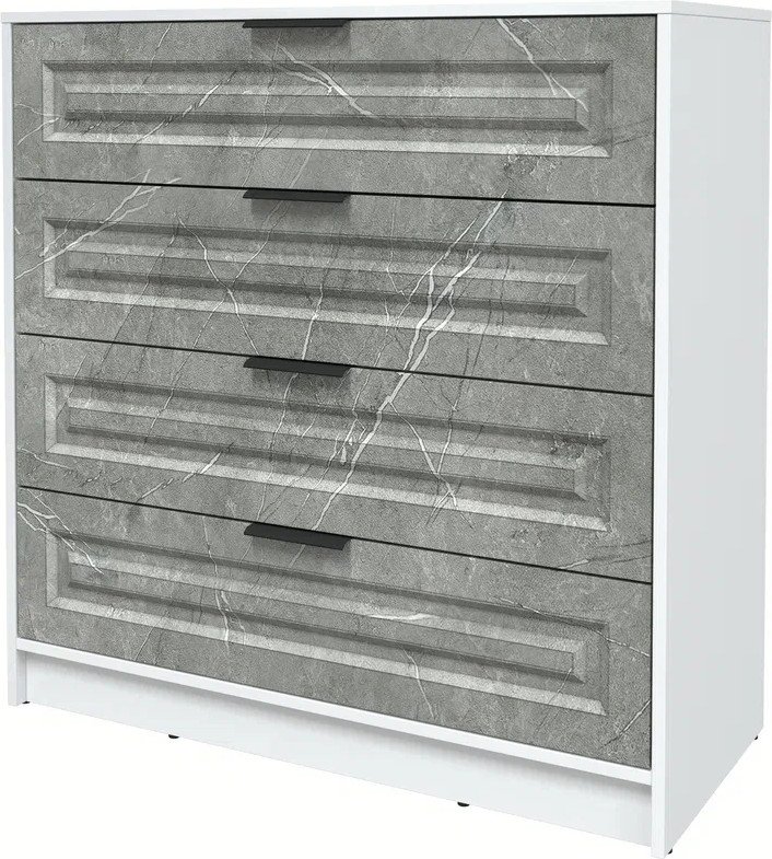 

Комод Интерлиния Концепт КТ-К100 Деко (белый платинум/керамика)