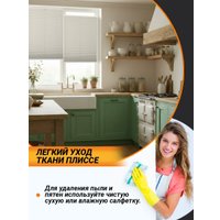 Плиссе Delfa Crep BLO СПШ-36102 (81x160, белый)