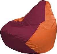 

Кресло-мешок Flagman Груша Мега XXXL Г3.1-307 (бордовый/оранжевый)