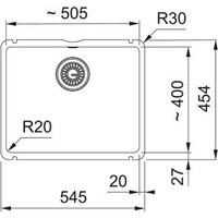 Кухонная мойка Franke KubusX KXK 110-51 126.0738.290 (белый)