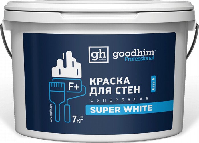 

Краска Goodhim F+ стандарт для стен 89212 14 кг