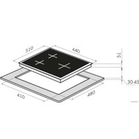 Варочная панель HOMSair HGS433S