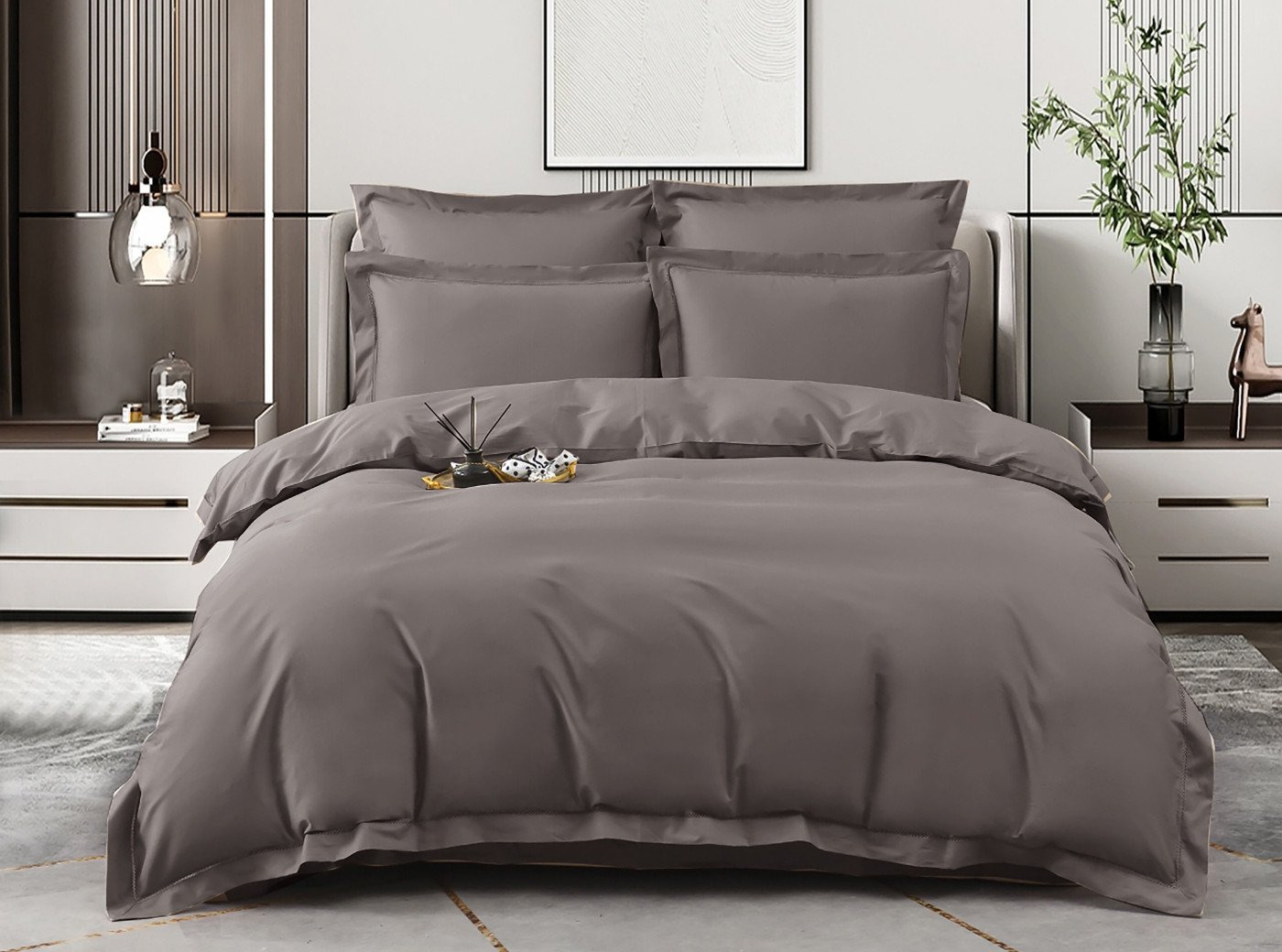 

Постельное белье Sofi De MarkO Изольда 7Е 7Е-1002И (кофейный)