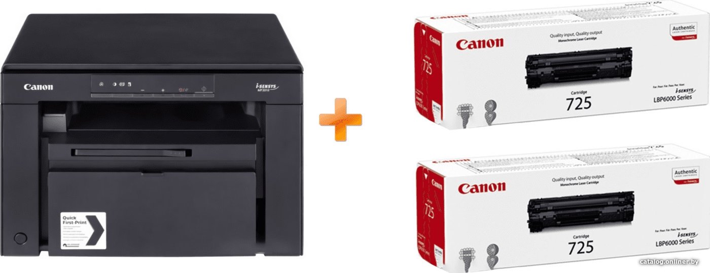МФУ Canon i-SENSYS MF3010 + 2 картриджа 725
