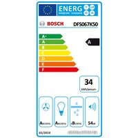 Кухонная вытяжка Bosch DFS067K50