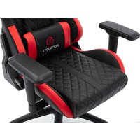 Игровое (геймерское) кресло Evolution Racer M (черный/красный)
